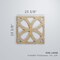 Ekena Millwork Large Daventry Decorative Fretwork Wood Wall Panels, Alder, 23 3/8"W x 23 3/8"H x 3/8"T WALW24X24X0375DVNAL - alternate 5